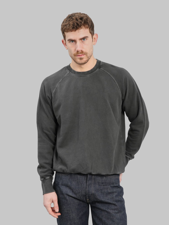 Pherrows 25W PRS P Raglan Sweatshirt Fade Black fit