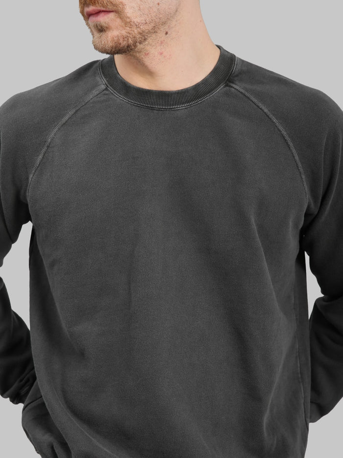 Pherrows 25W PRS P Raglan Sweatshirt Fade Black chest