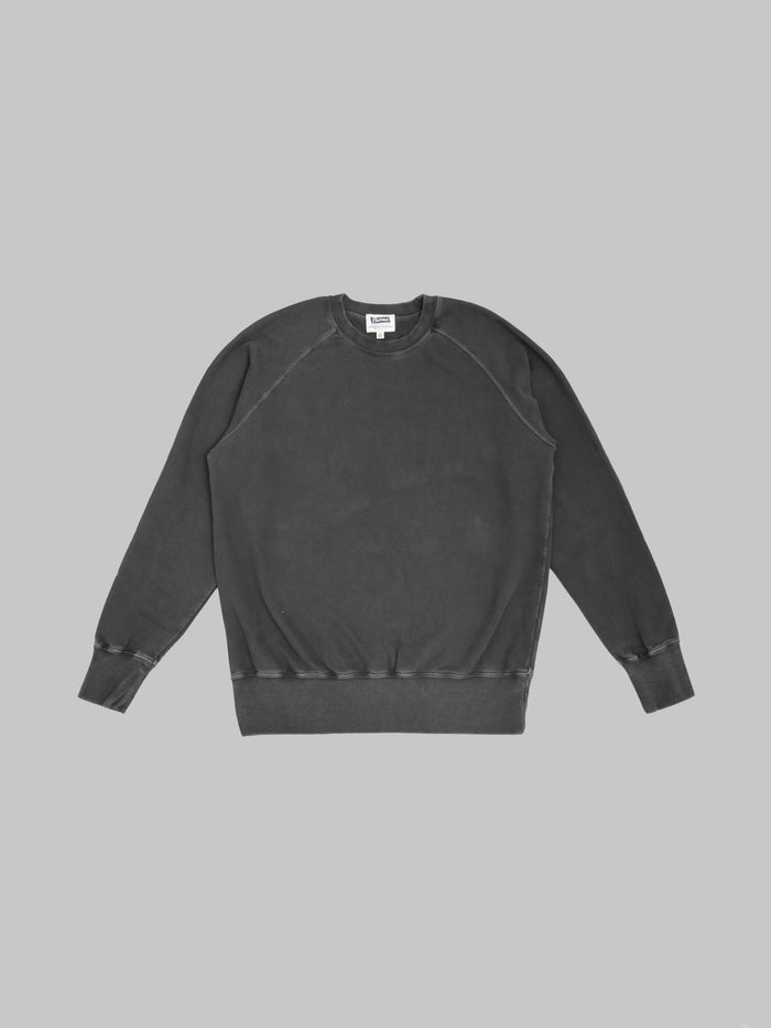 Pherrows 25W PRS P Raglan Sweatshirt Fade Black front