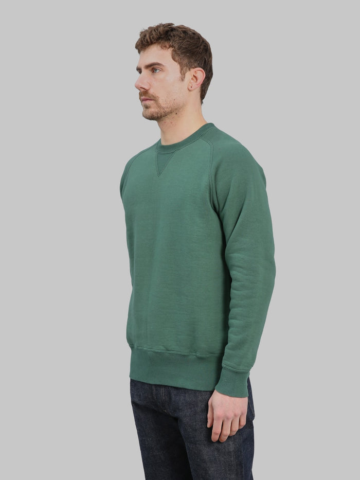 Pherrows 25W PVSF Raglan Sweatshirt Green green side