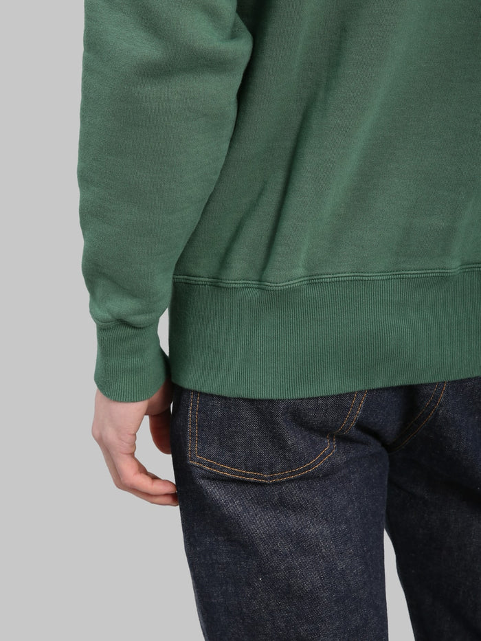 Pherrows 25W PVSF Raglan Sweatshirt Green hem