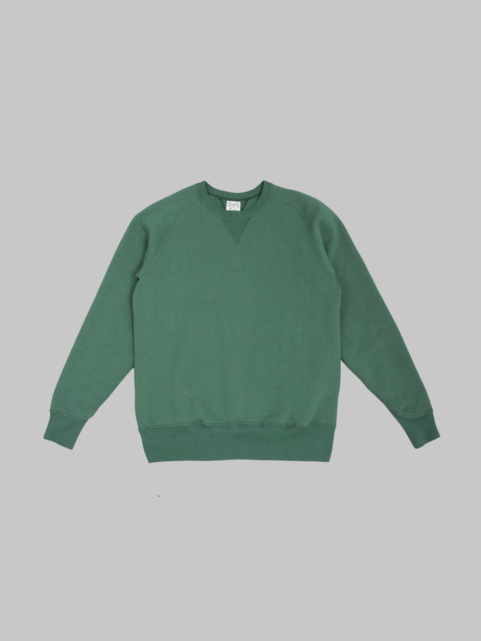 Pherrows 25W PVSF Raglan Sweatshirt Green front