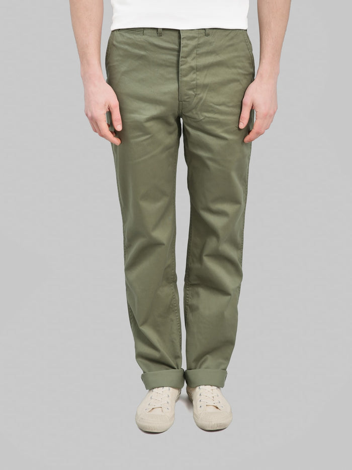 PHERROWS P41M Chino Olive front rise
