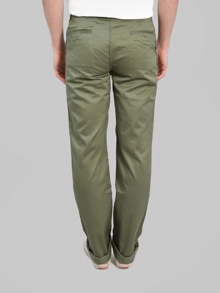 PHERROWS P41M Chino Olive back rise