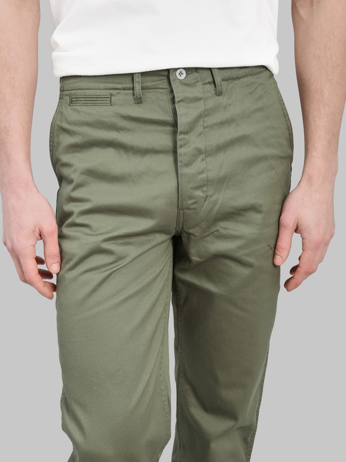 PHERROWS P41M Chino Olive inseam