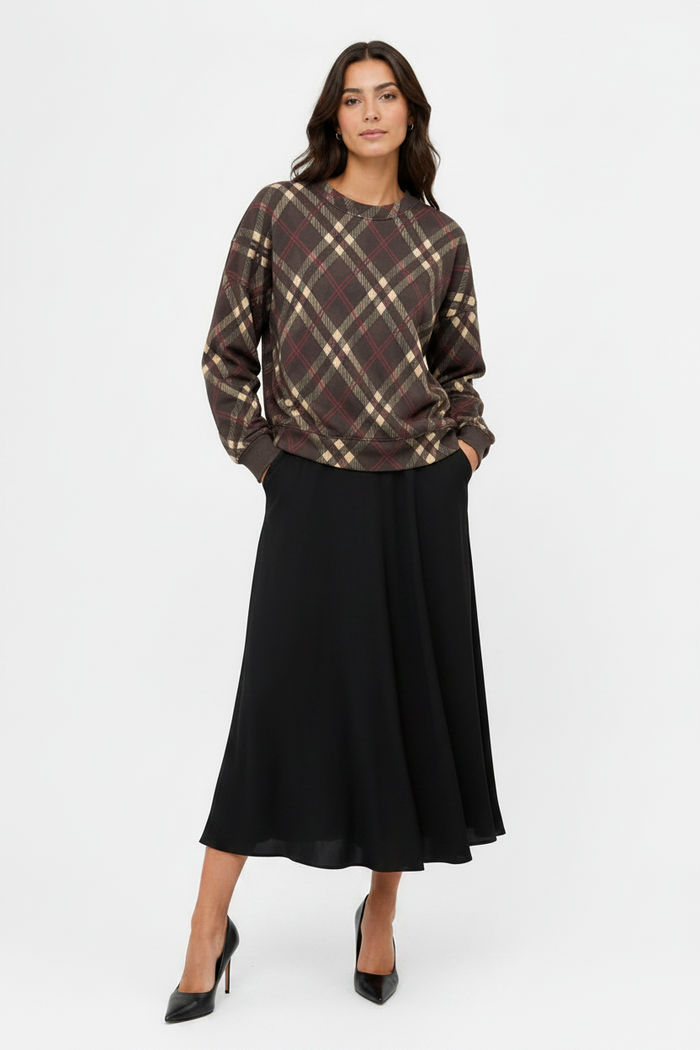 Pierre Balmingo 815H Plaid Sweatshirt