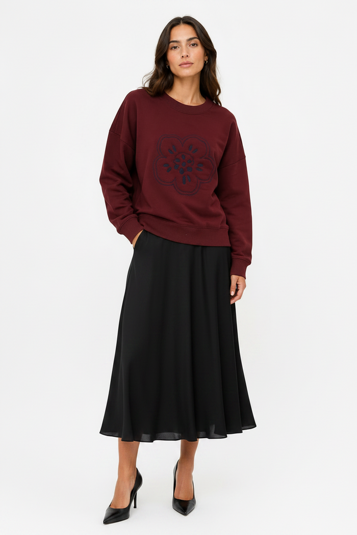 Pierre Balmingo 818HB  Center Flower Sweatshirt