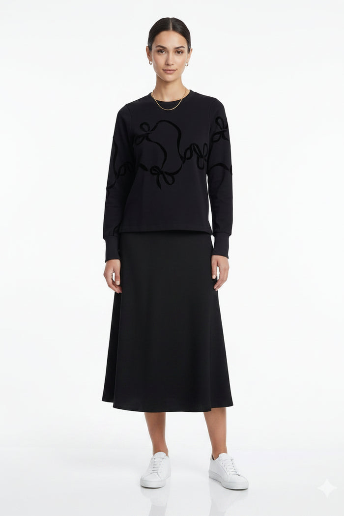 Pierre Balmingo 836HB Bow Sketch Sweatshirt