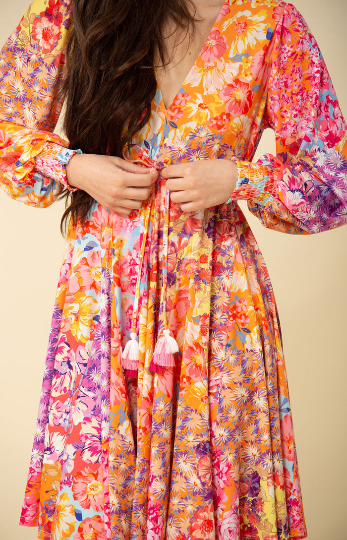 Piper Jersey Dress, color_coral