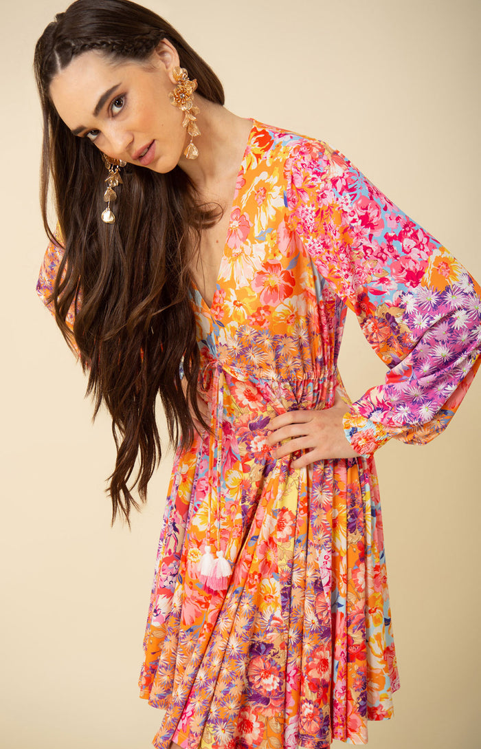 Piper Jersey Dress, color_coral