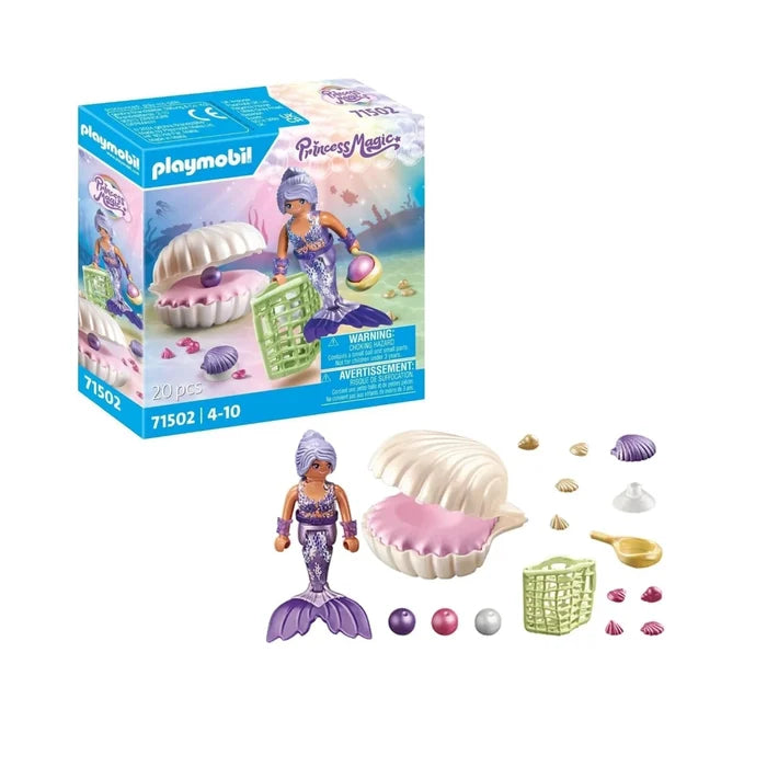 Playmobil Princess Magic 71502 Mermaid with Pearl Seashell - ebebek - Black Friday