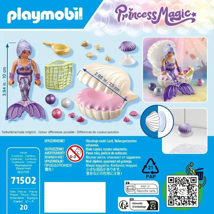Playmobil Princess Magic 71502 Mermaid with Pearl Seashell - ebebek - Black Friday
