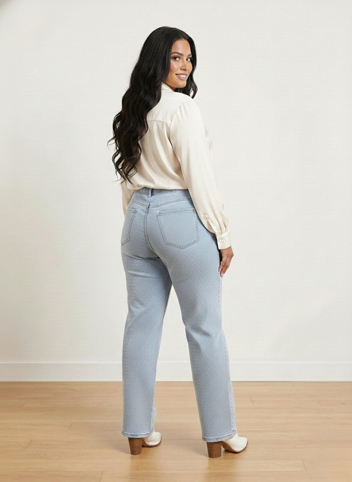 Plus Denim Glam Bootcut Jeans