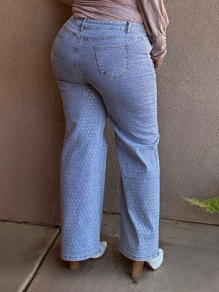 Plus Denim Glam Bootcut Jeans