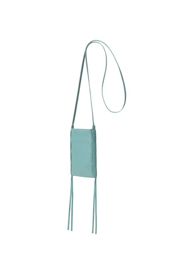 Phone Bags Callista Crafts Pocket Bag Grained Leather Sky O/S Apoella