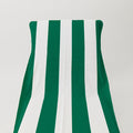 Weezie Pool Lounge Cover | Green Cabana Stripe