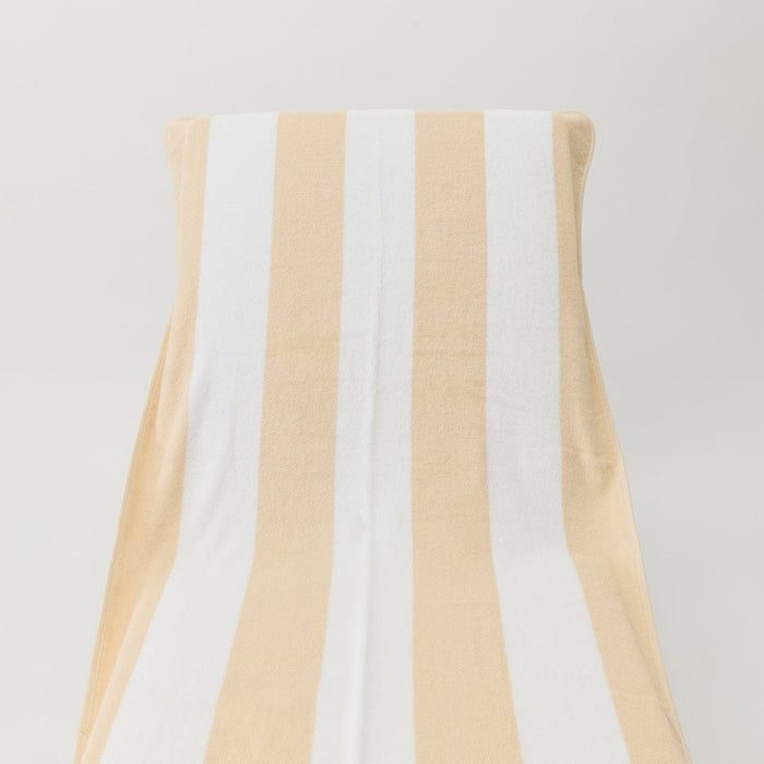 Weezie Pool Lounge Cover | Sand Stripe