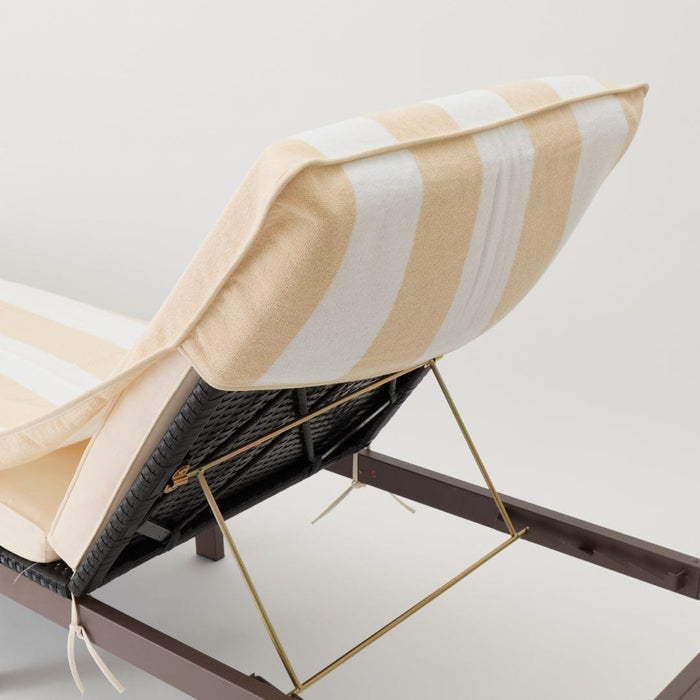 Pool Lounge Cover | Sand Stripe
