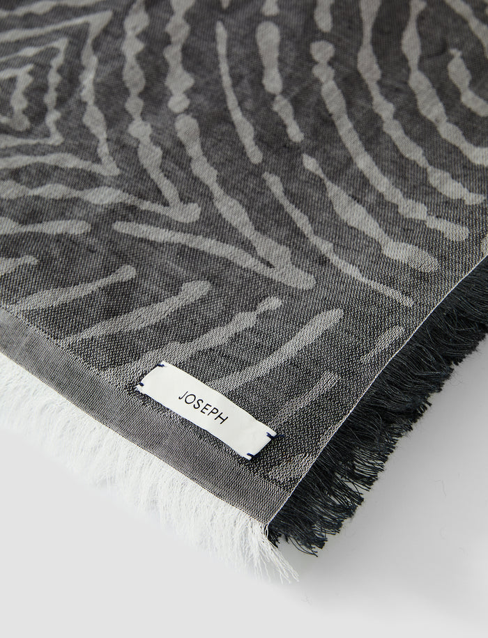 Posie Linen Blend Scarf