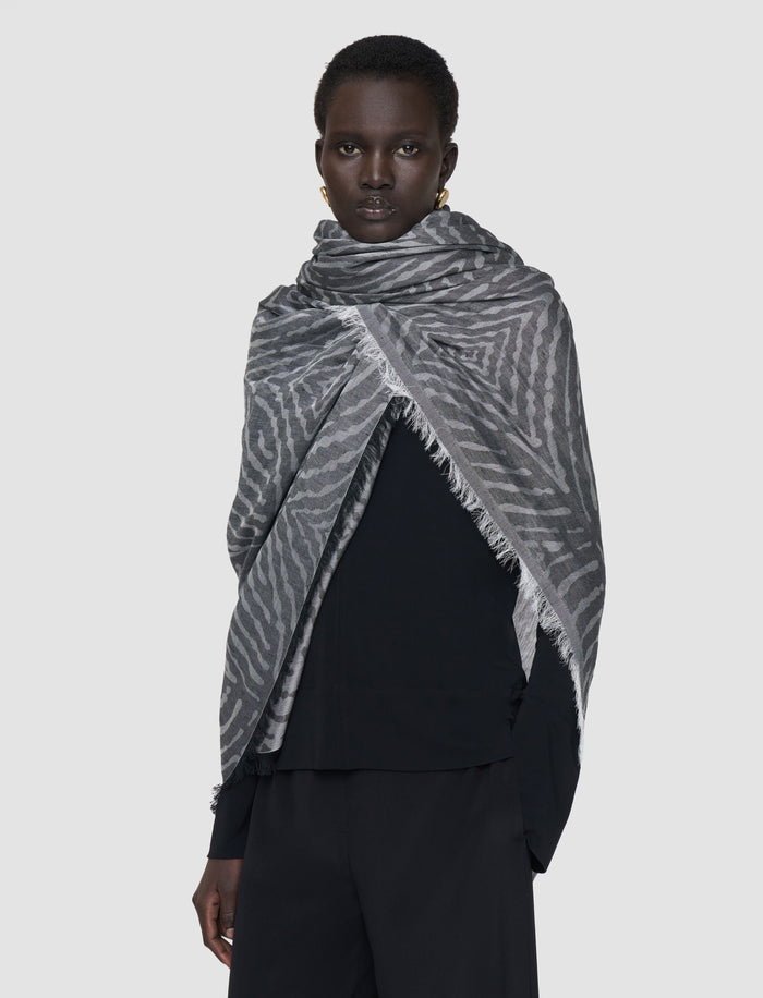 Posie Linen Blend Scarf
