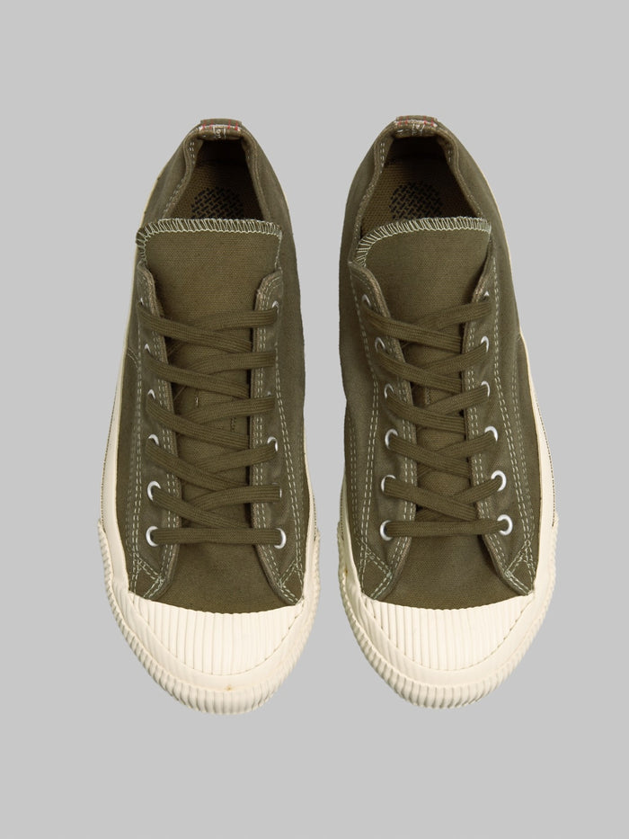 Pras Shellcap Low Iro Sneakers Khaki Off White laces
