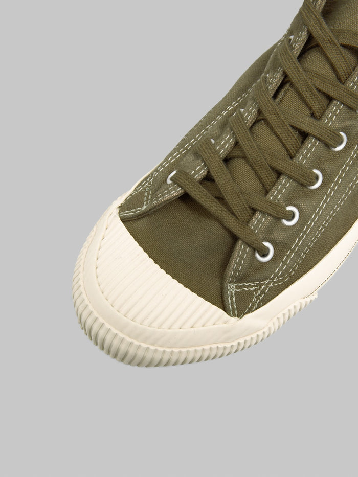 Pras Shellcap Low Iro Sneakers Khaki Off White toe