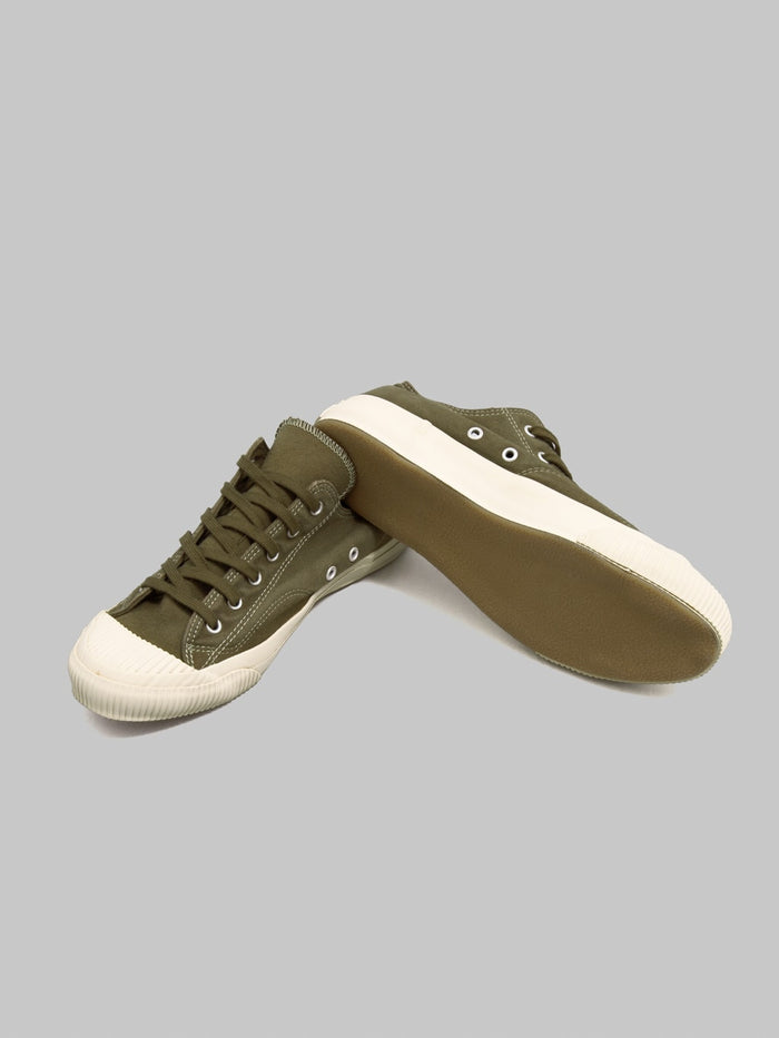 Pras Shellcap Low Iro Sneakers Khaki Off White gum sole