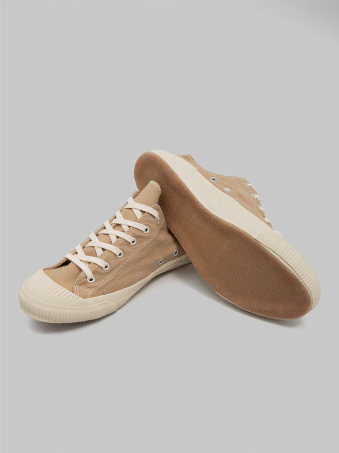 Pras Shellcap Low Iro Sneakers Sand Beige/Off White - Redcast Heritage Co.