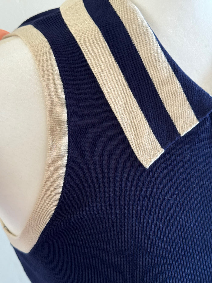 Preppy Knit Collard Dress image 7
