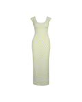 PRISM MIDI DRESS LIME GINGHAM