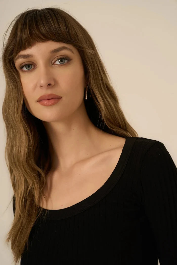 Project Social T - Black What's The Scoop Long Sleeve - Kalifornia Jean Bar
