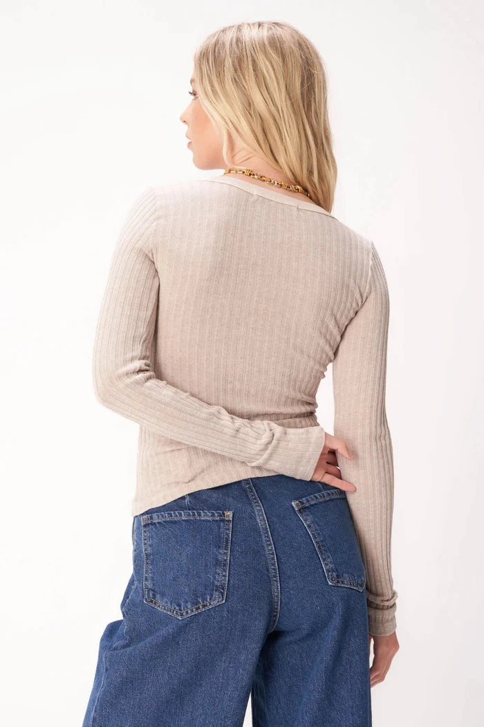 Project Social T - MW Ginger Root What's The Scoop Long Sleeve - Kalifornia Jean Bar