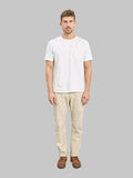 Pure Blue Japan 1178-IV Ivory x Beige Sashiko Regular Straight Jeans