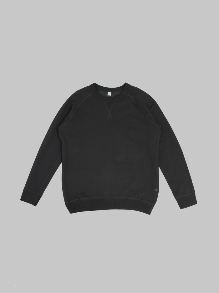 Pure Blue Japan 5409 IDBK Yarn Dyed Sweatshirt Indigo Black front