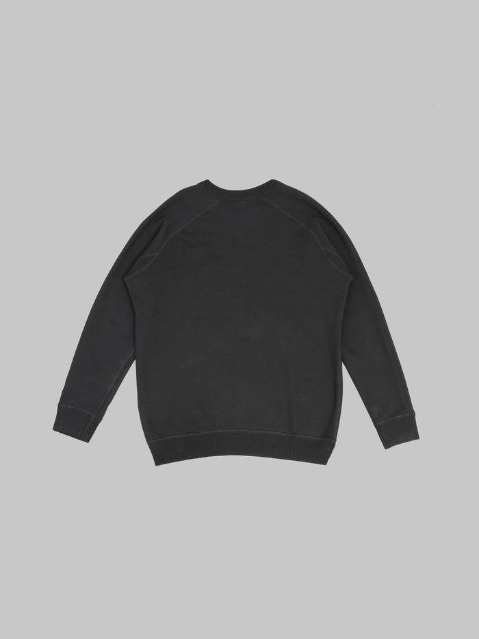 Pure Blue Japan 5409 IDBK Yarn Dyed Sweatshirt Indigo Black back