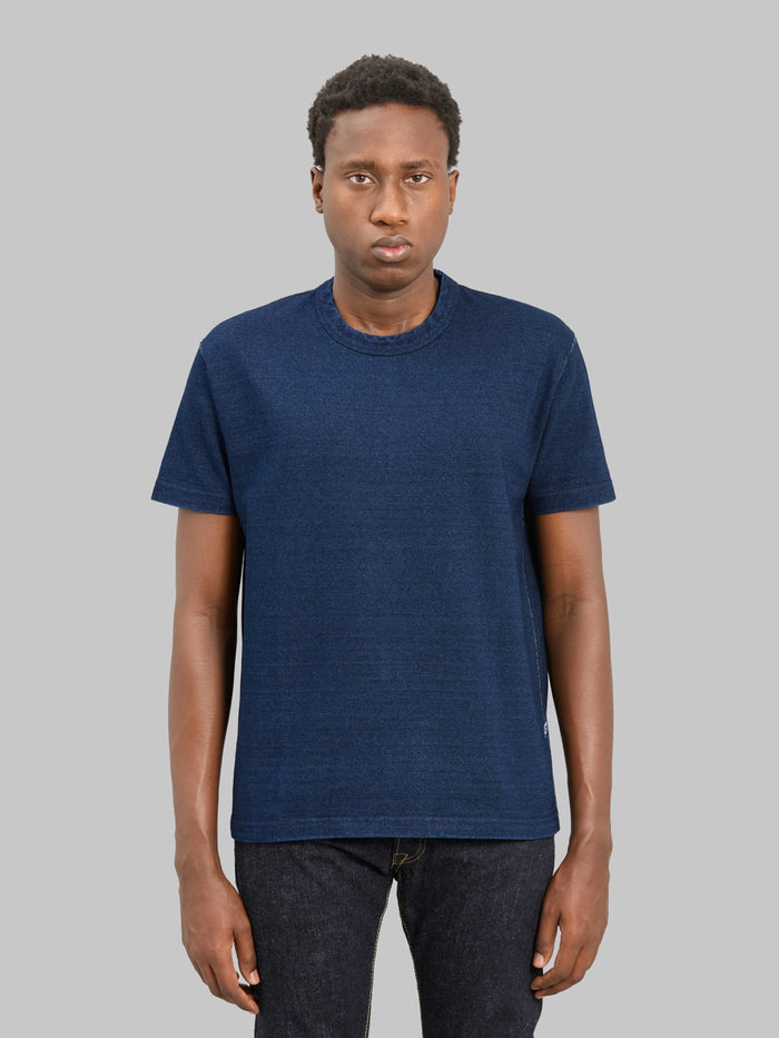 Pure Blue Japan 5412-ID 11oz Indigo Super Heavyweight Jersey T-Shirt