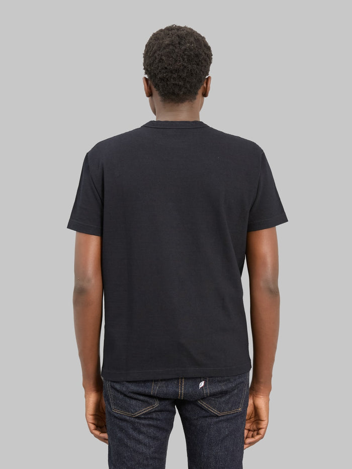 Pure Blue Japan 5412-IDBK 11oz Super Heavyweight Jersey T-Shirt Black Indigo