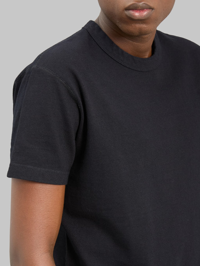 Pure Blue Japan 5412-IDBK 11oz Super Heavyweight Jersey T-Shirt Black Indigo