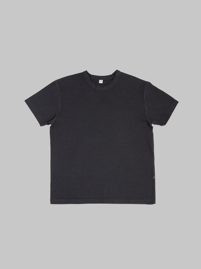 Pure Blue Japan 5412-IDBK 11oz Super Heavyweight Jersey T-Shirt Black Indigo