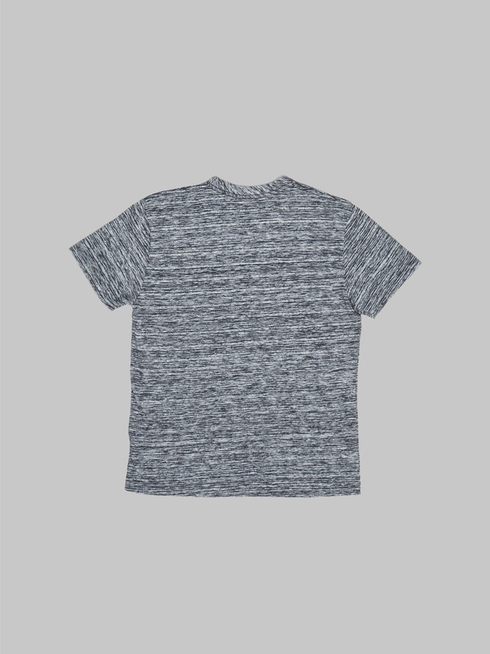 pure blue japan kasuri tshirt black slim back