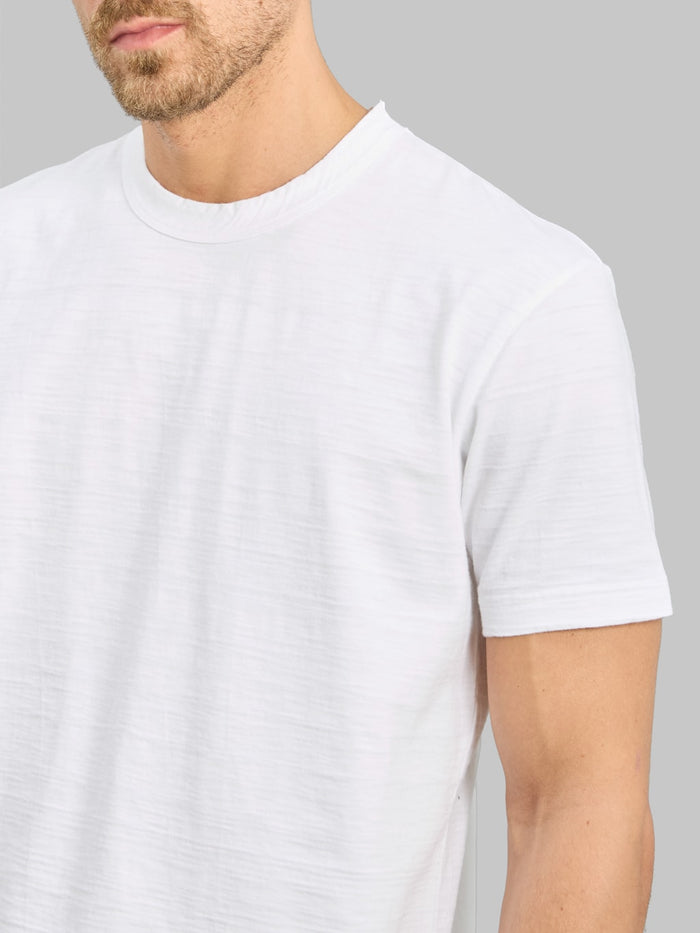 Pure Blue Japan SS-SLB-5011-WH 8oz Slub Jersey T-Shirt White