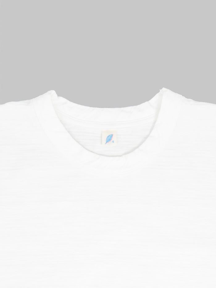 Pure Blue Japan SS-SLB-5011-WH 8oz Slub Jersey T-Shirt White