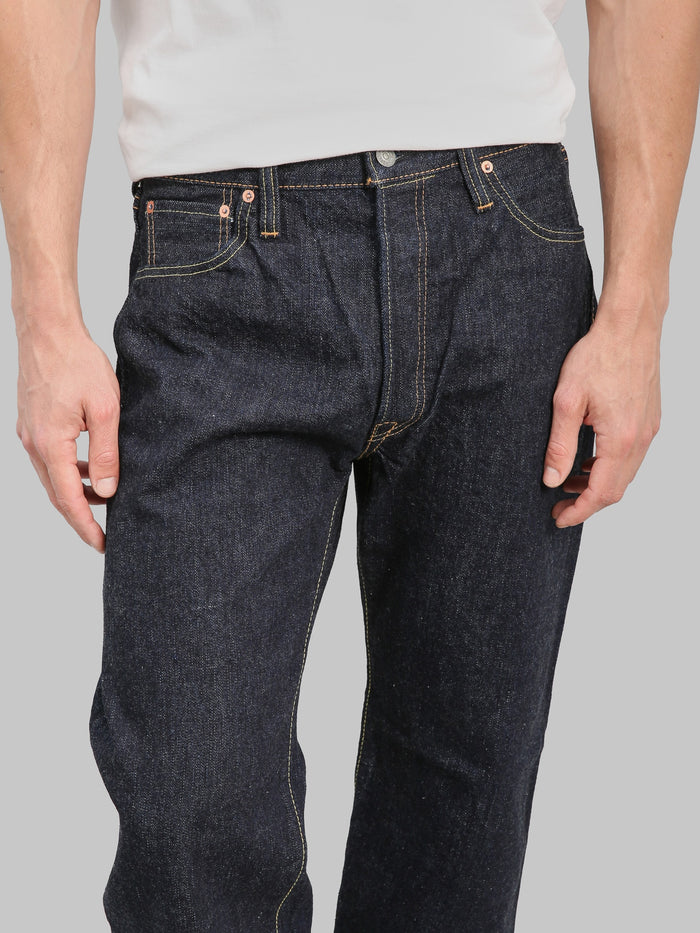 Pure Blue Japan XX002 14oz Pipe Straight Jeans waist