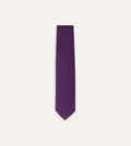 Purple Large Knot Grenadine Silk Tipped Tie