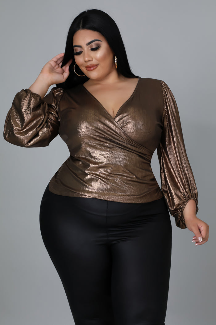 Queen Metallic Surplice PlusTop image 1