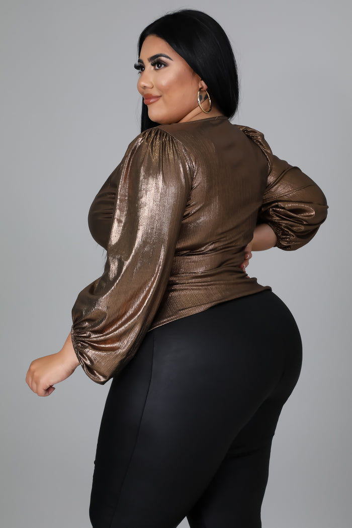 Queen Metallic Surplice PlusTop image 2