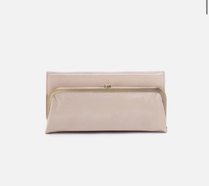 Hobo Rachel Continental Wallet Stone Gloss