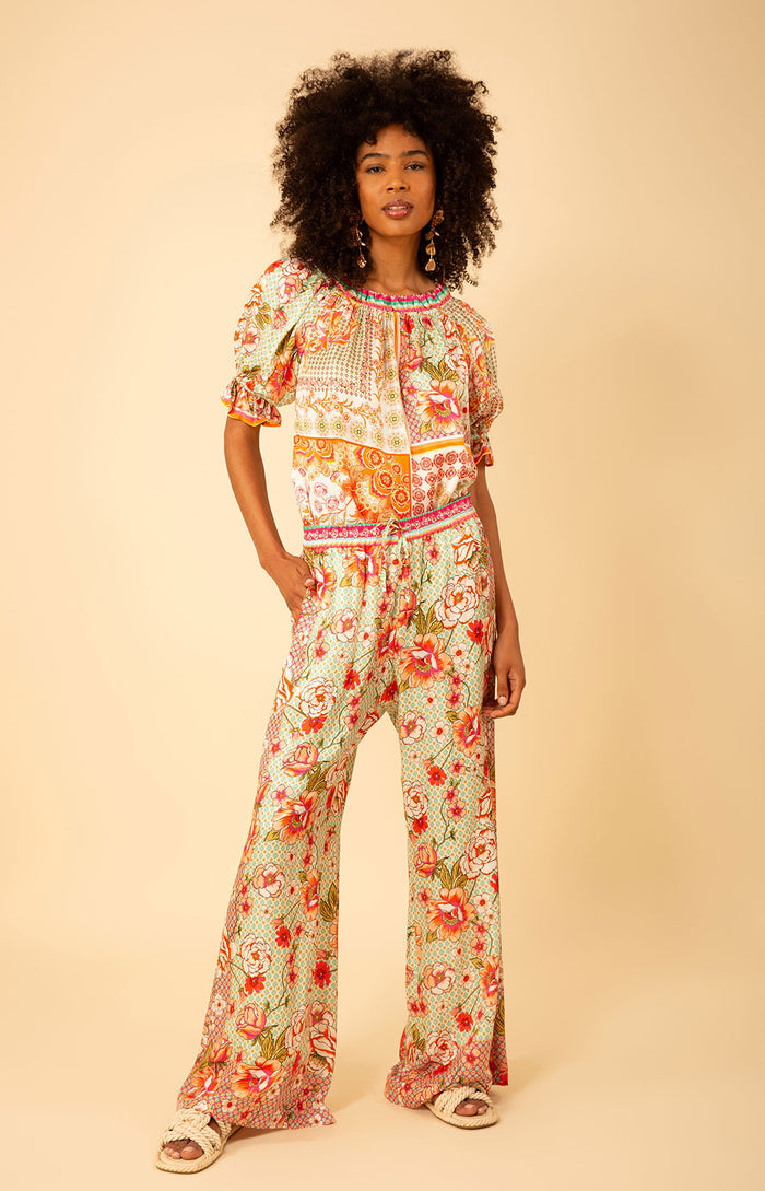 Raegan Washed Charmeuse Pant, color_ivory