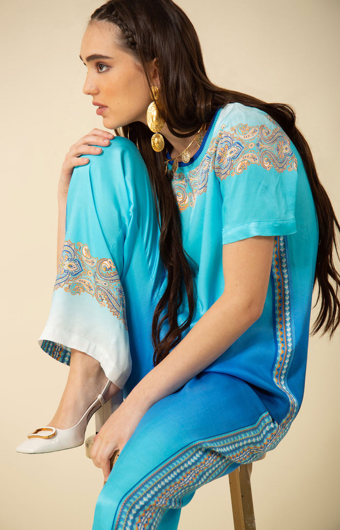 Raelynn Twill Pant, color_blue