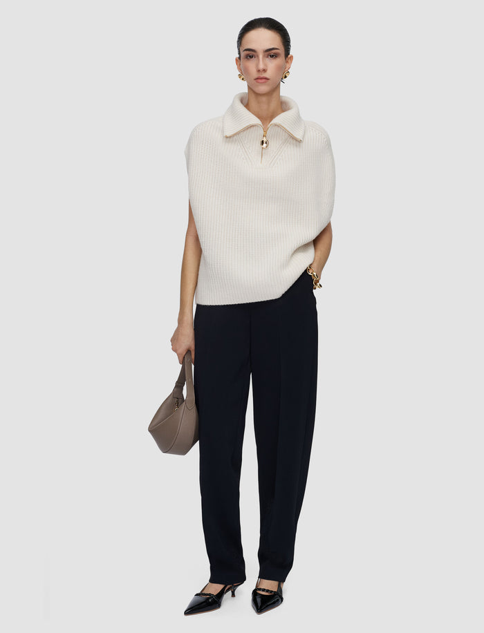 Raffet Fisherman Rib Cashmere Vest